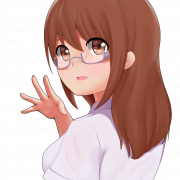 Cute Anime Girl PNG Picture