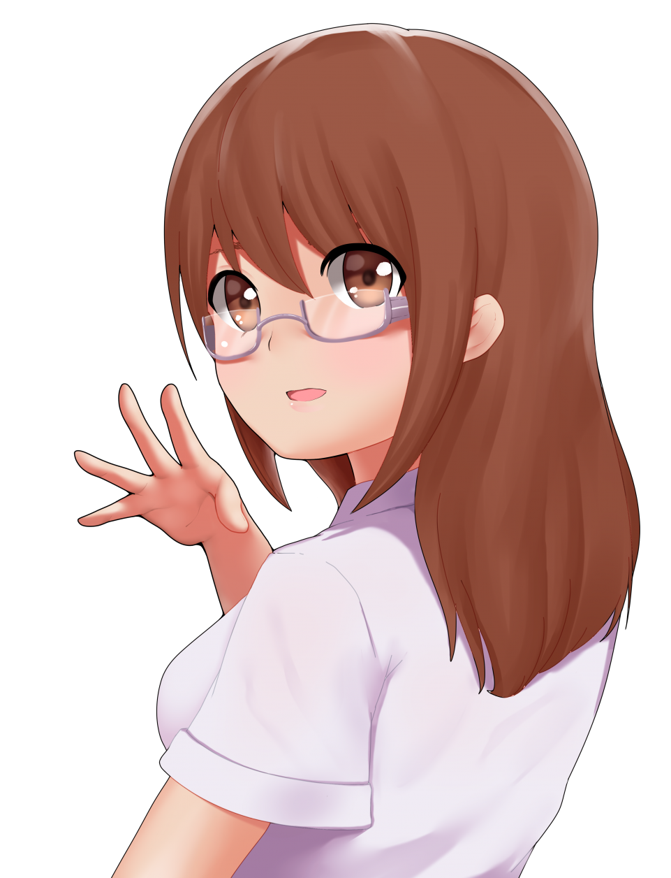 Cute Anime Girl PNG Picture