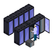 Data Center PNG Hoge kwaliteit Afbeelding