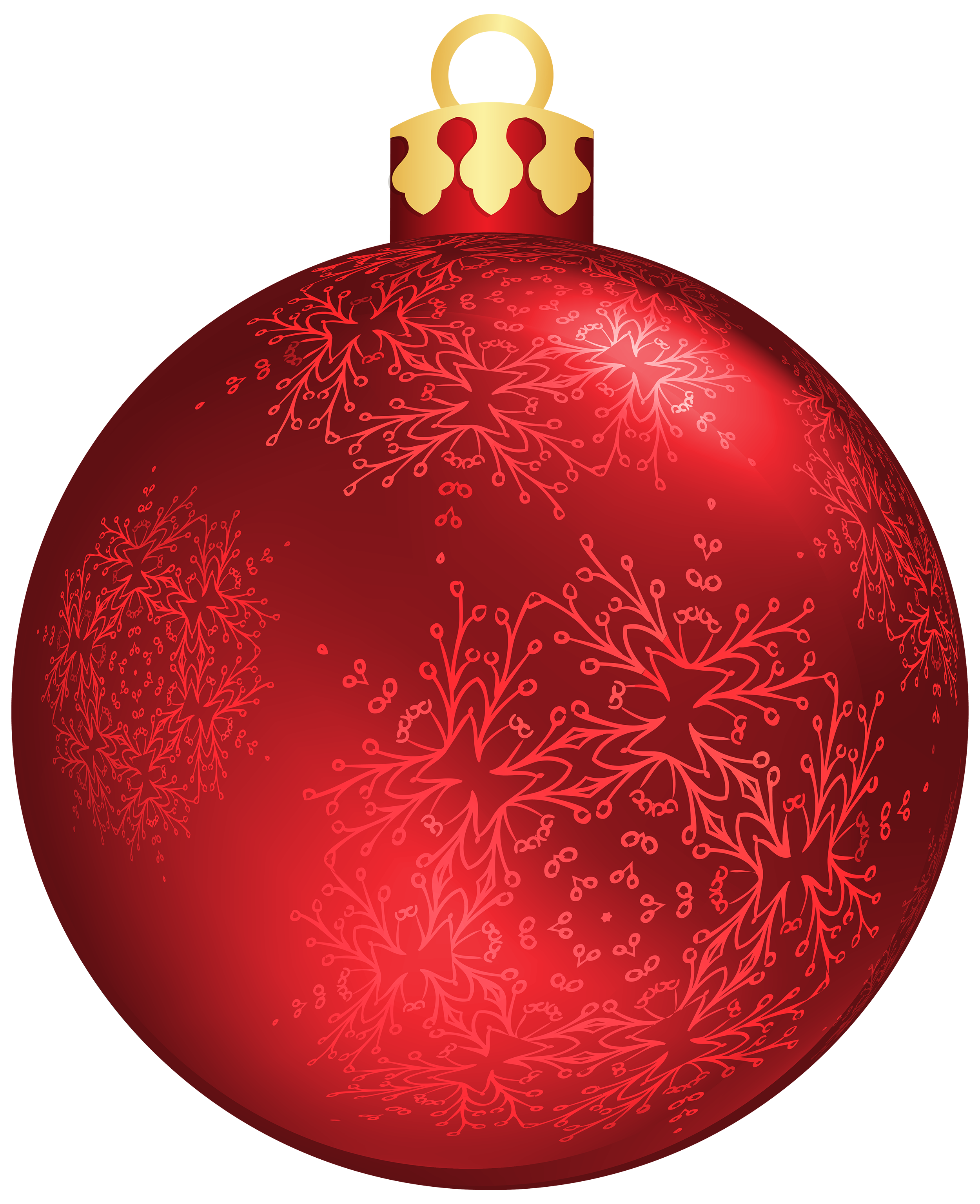 Palla di Natale decorata png scarica immagine