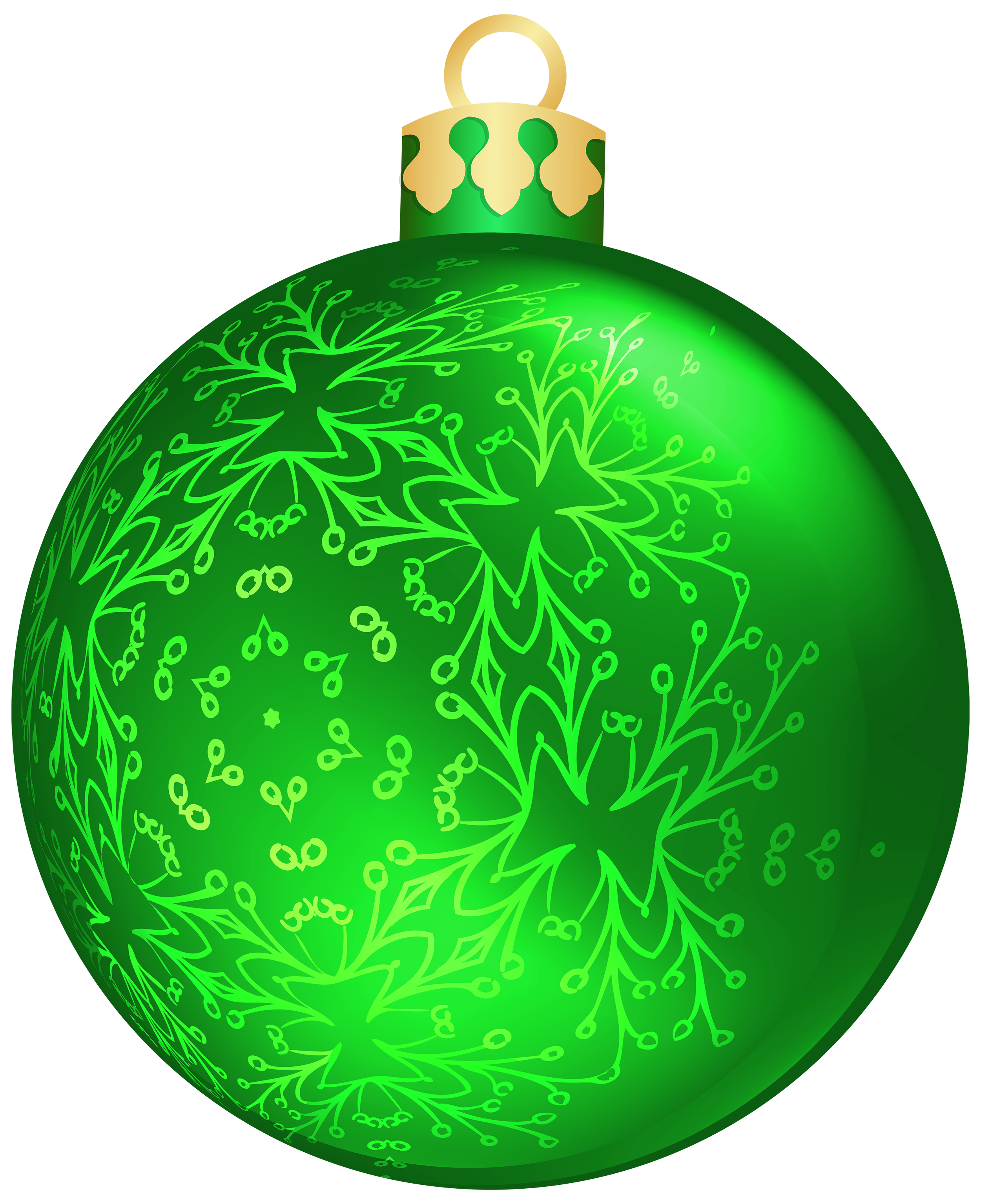 Decorated Christmas Ball PNG Free Download