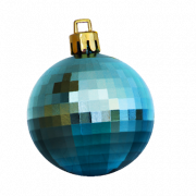 Palla di Natale decorata PNG Immagine di alta qualità