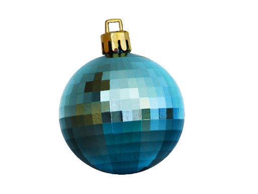 Decorated Christmas Ball PNG High Quality Image