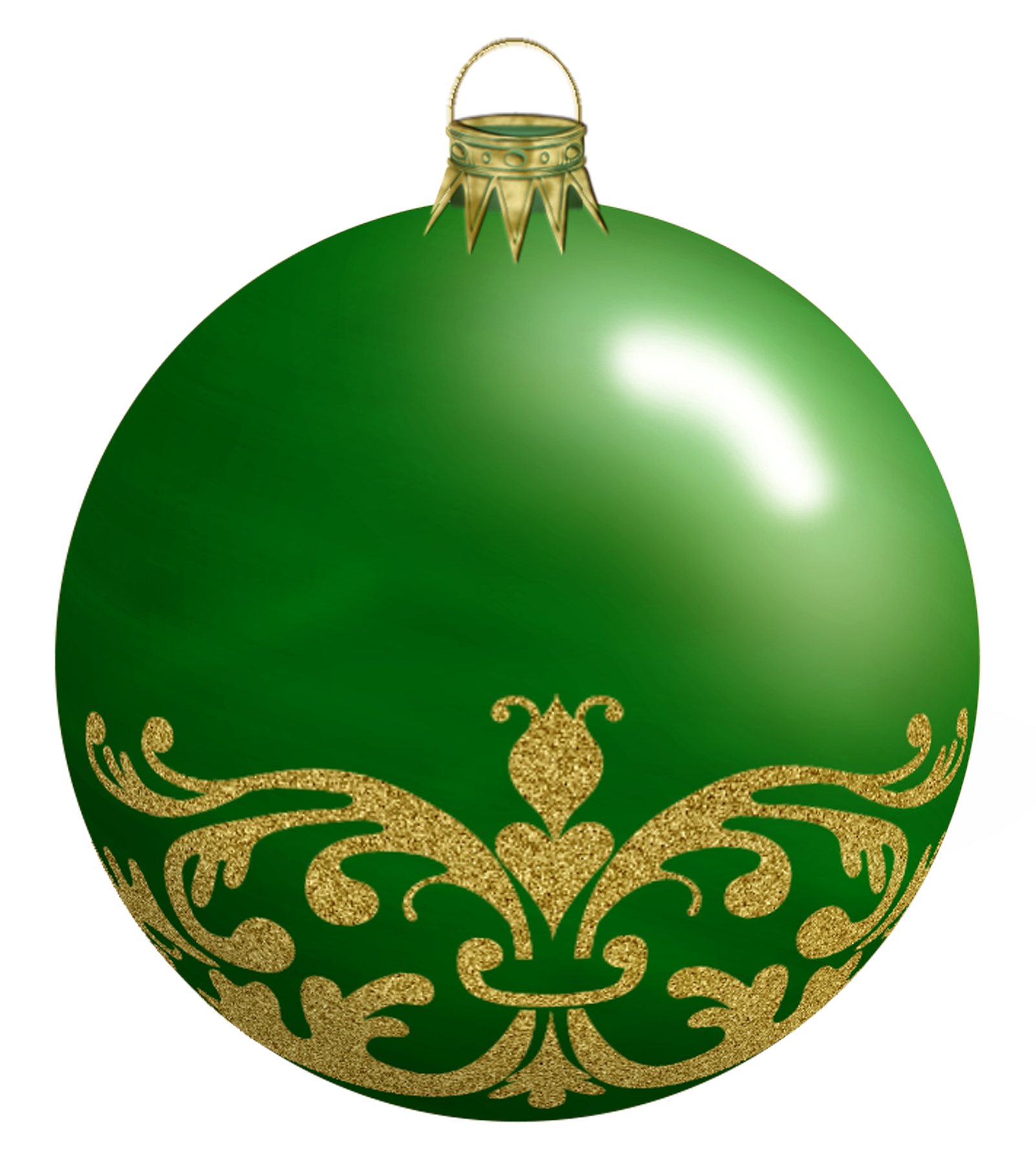 Decorated Christmas Ball PNG Picture