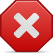 Delete Red X Button PNG Clipart