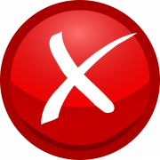 Delete Red X Button PNG HD Image