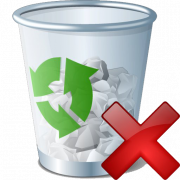 Delete Red X Button PNG High Quality Image