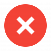 Eliminar el botón X rojo transparente