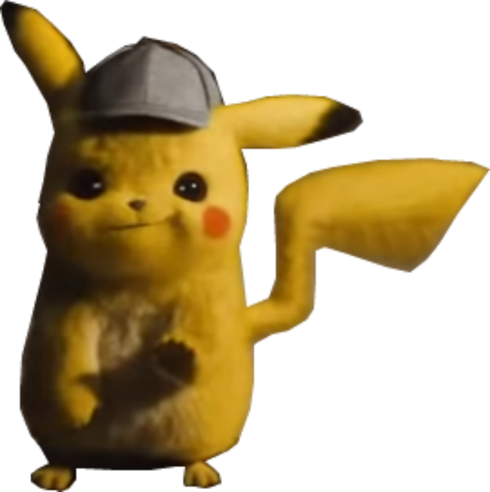 Dedektif Pikachu PNG HD görüntü