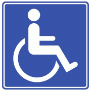 Logo handicapé PNG
