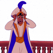 Disney Aladdin transparente