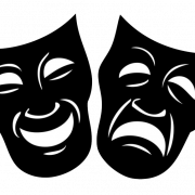 Театр драмы маски PNG Clipart