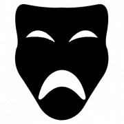 Drama Mask Theatre PNG HD -afbeelding