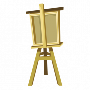 Easel -bord PNG -afbeelding