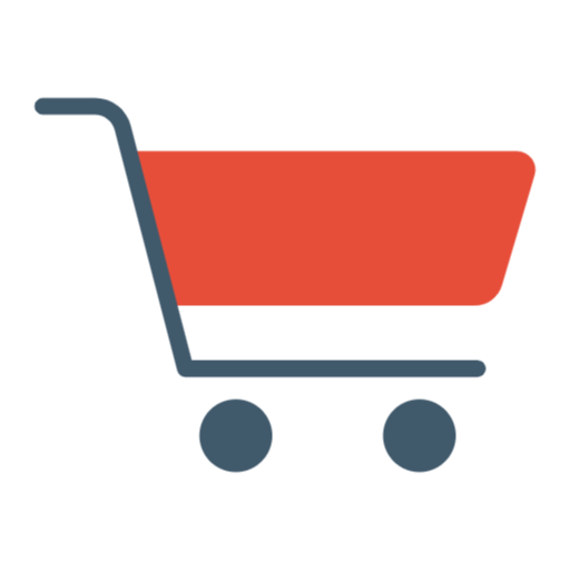 Empty Red Shopping Cart PNG Free Download