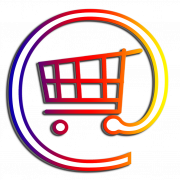 Empty Red Shopping Cart PNG High Quality Image