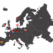 Europa kaart PNG -afbeelding