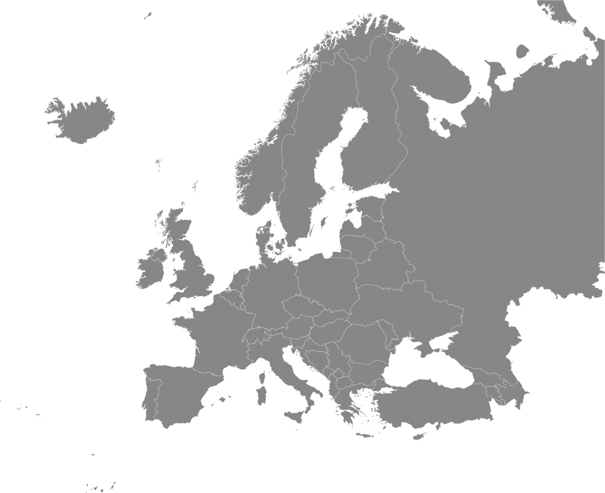 Europe Map PNG Image File