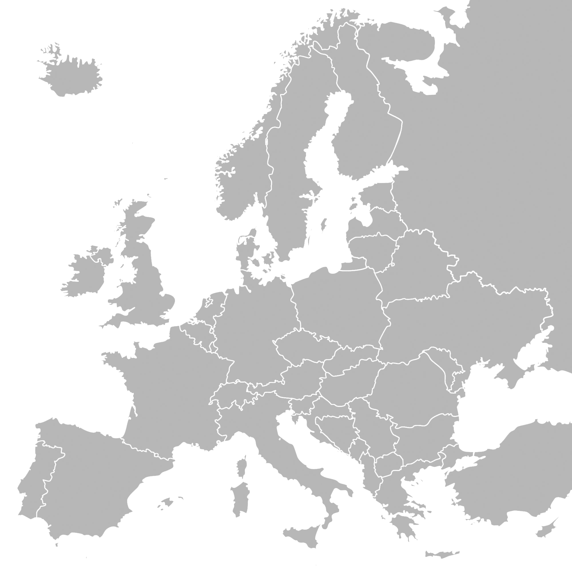 Europe Map PNG Pic