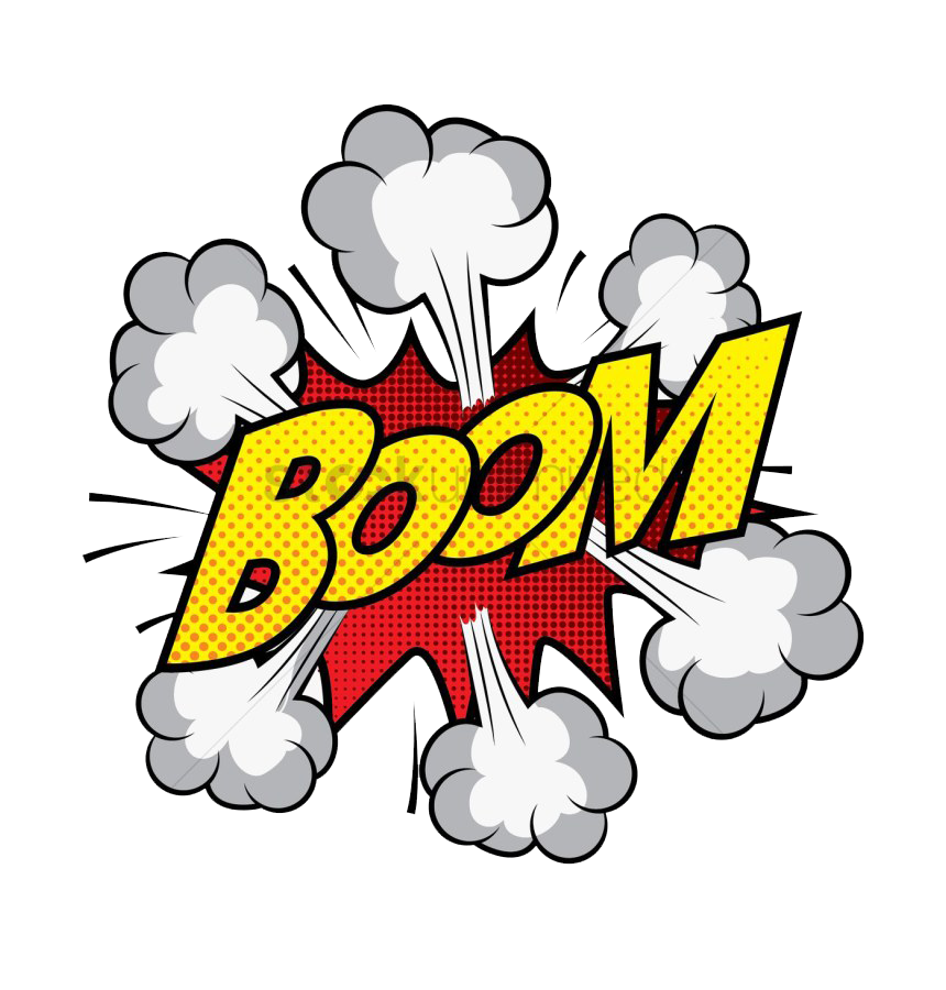 Explosion Boom PNG kostenloser Download