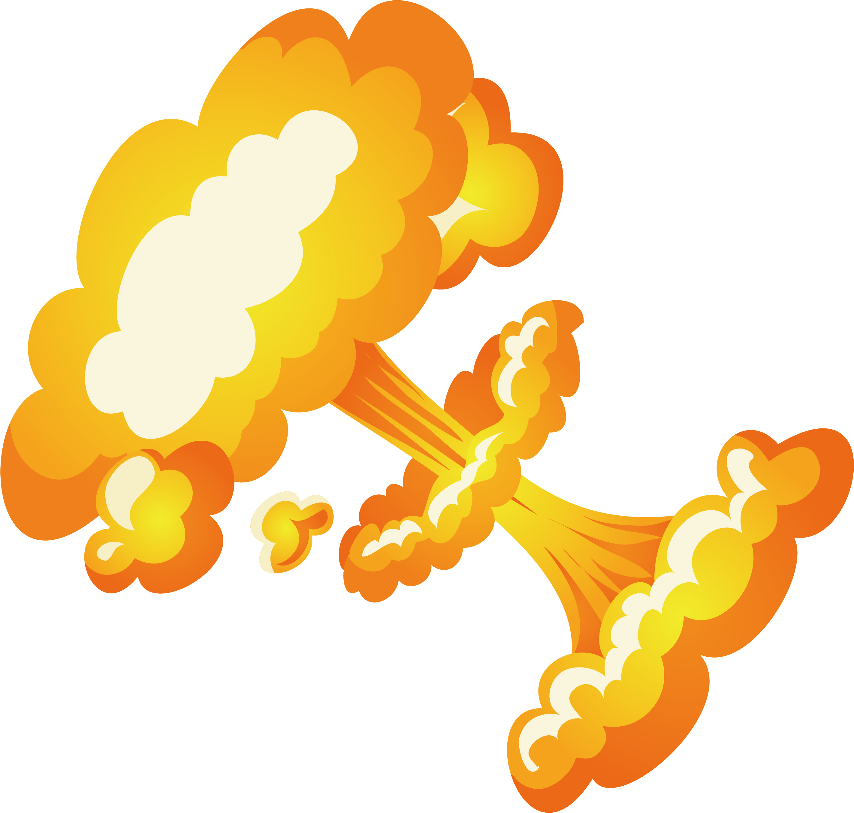Explosionsboom PNG