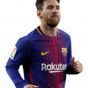FC Barcelona Lionel Messi โปร่งใส