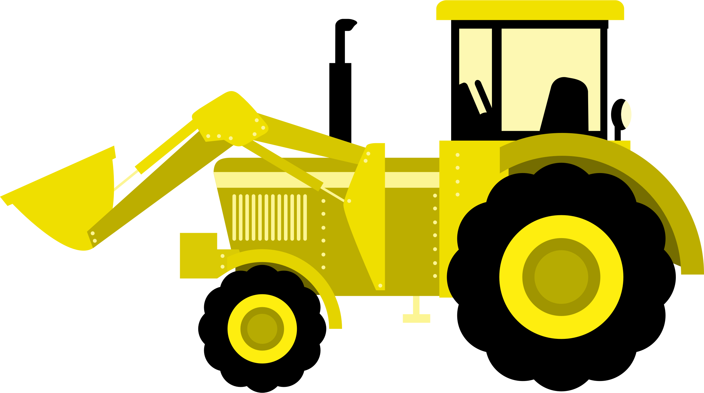 Farm Tractor PNG HD Image