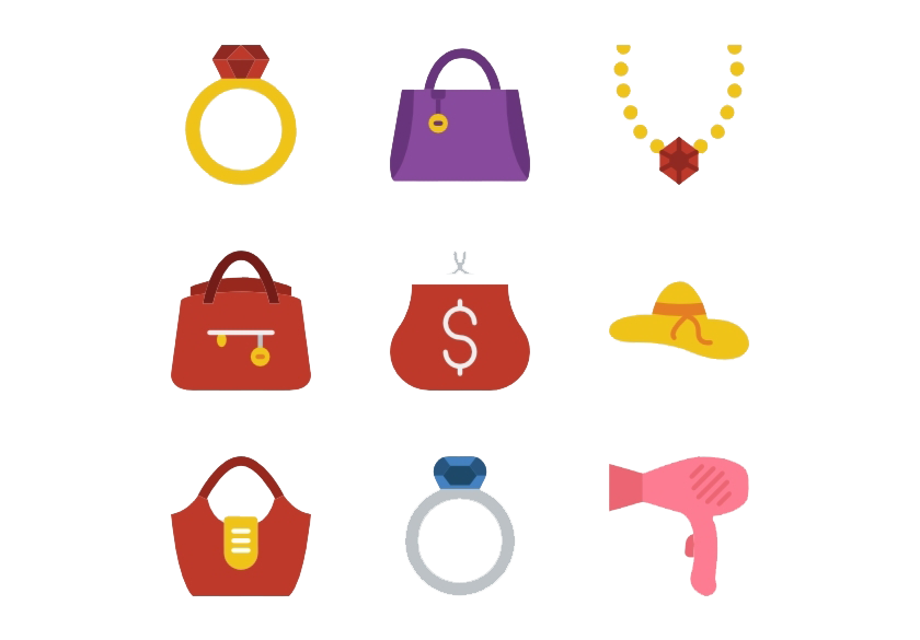 Fashion Accessories PNG