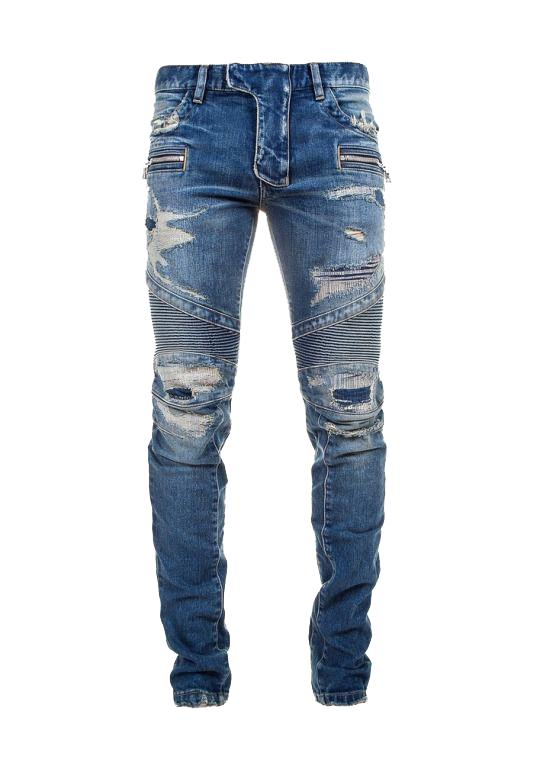 Fashion Hombres jeans transparentes