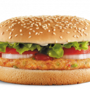 Fast Food Tofu Burger PNG Free Download