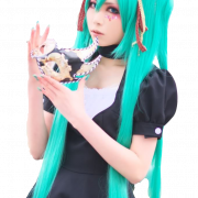 Immagine png del carattere cosplay femminile