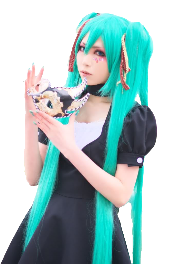 Female Cosplay Character PNG Image