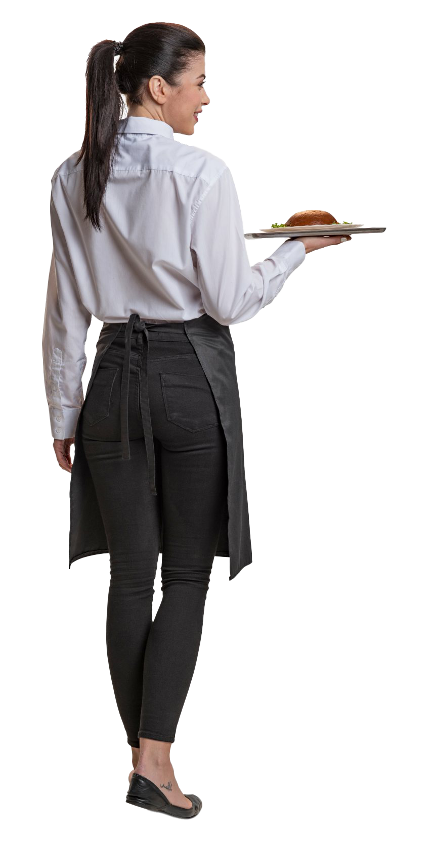 Female Waiter PNG Image