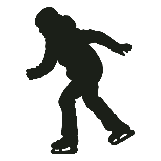 Figure Skating Silhouette PNG Image