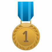 Медаль первого места PNG