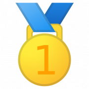 Eerste plaats medaille PNG -afbeelding