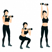 Immagine png aerobica fitness