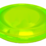Fliegende Frisbee transparent