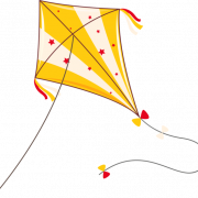 Clipart png di kite volante