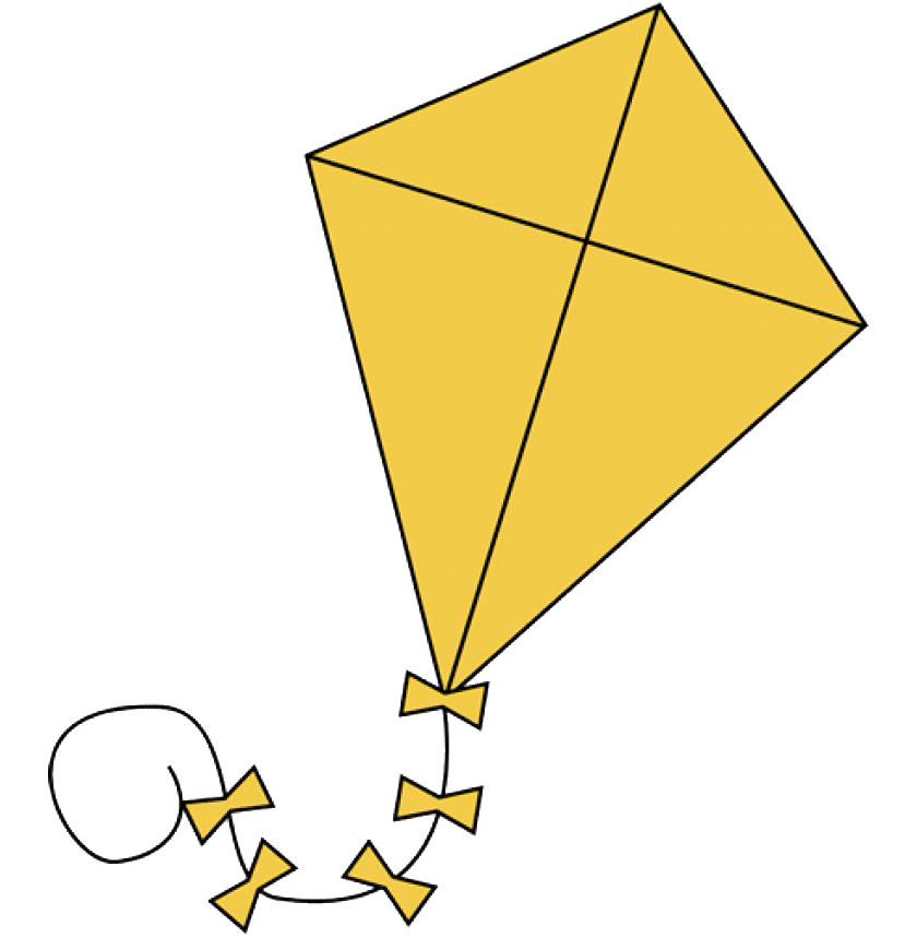 Flying Kite PNG High Quality Image