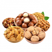 Прозрачные орехи с пищами