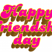 Friendship Day Word PNG Image