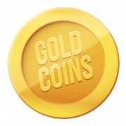 Imagen PNG de moneda de oro del juego