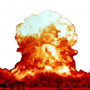 Explosão nuclear gigante png