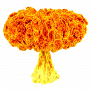 Riese nukleare Explosion PNG Bild