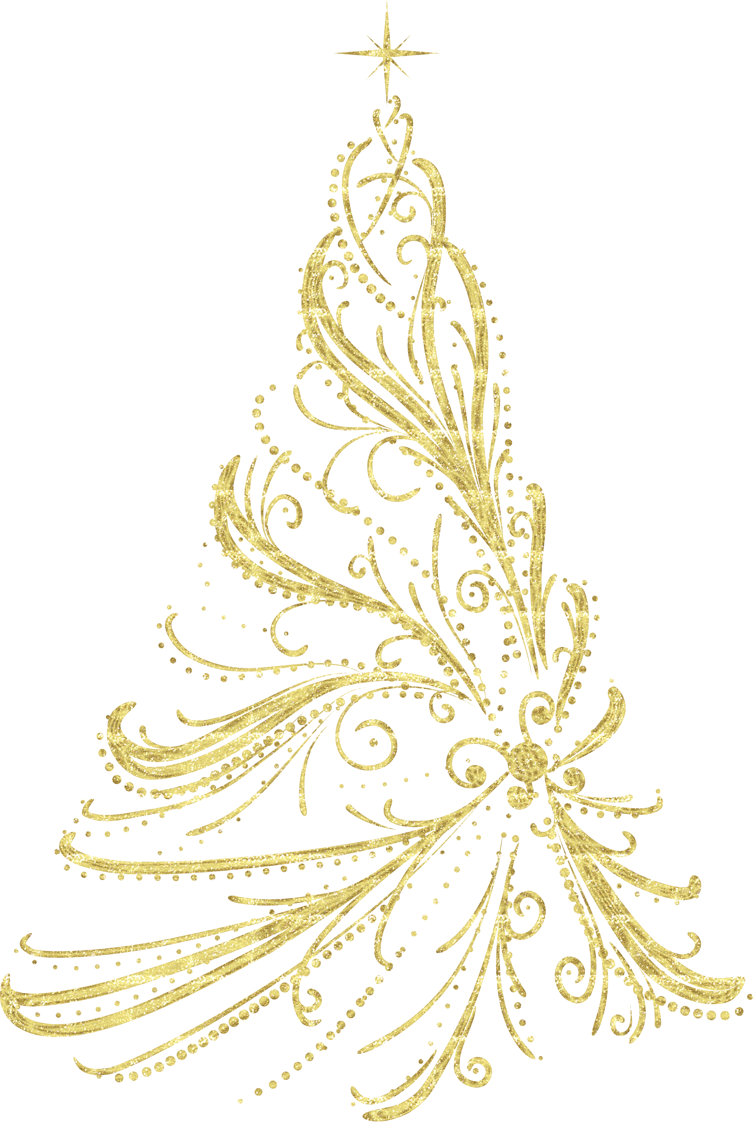 Gold Christmas PNG Clipart