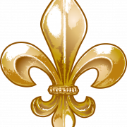Gold Fleur De Lis PNG Clipart