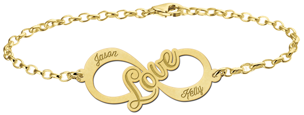 Gold Infinity PNG File