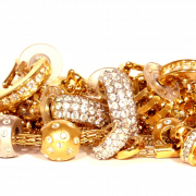 Gold Jewels Png Larawan