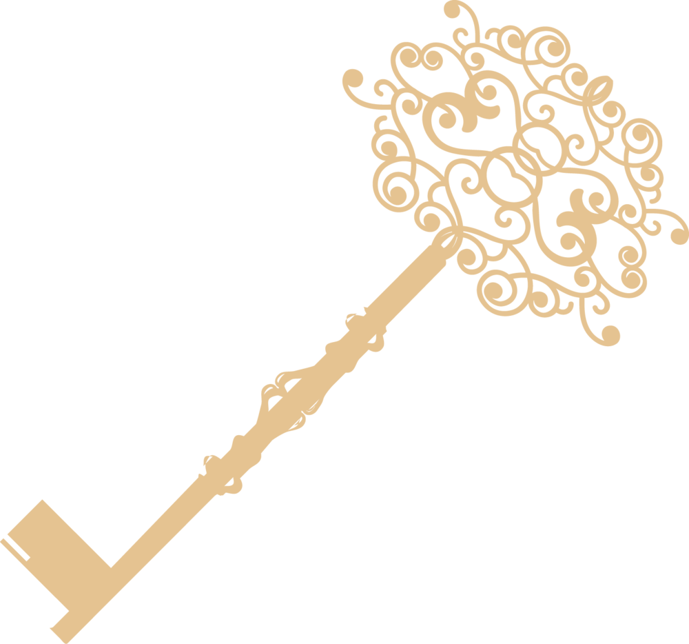 Gold Key PNG Picture